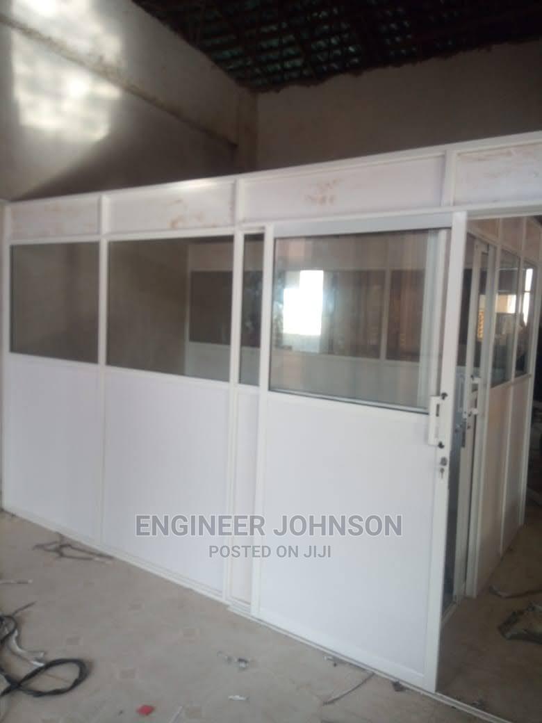 Aluminium Glass Partitions in Nairobi Central Building & Trade