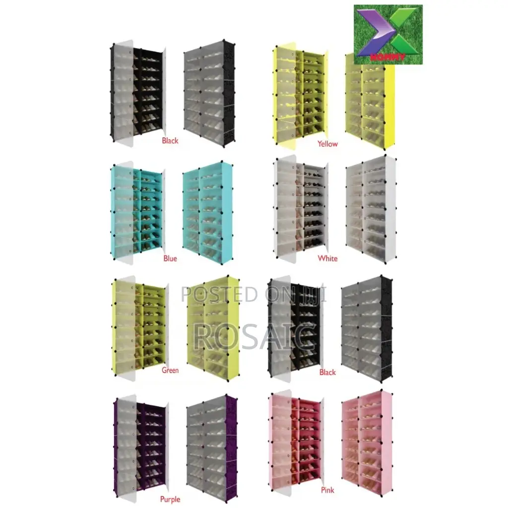 All Colours Plastic Shoe Rack