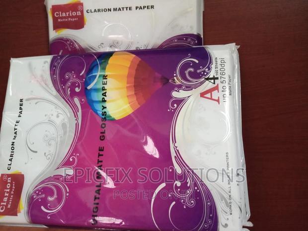 Glossy Papers Clarion Digital Matte - main view