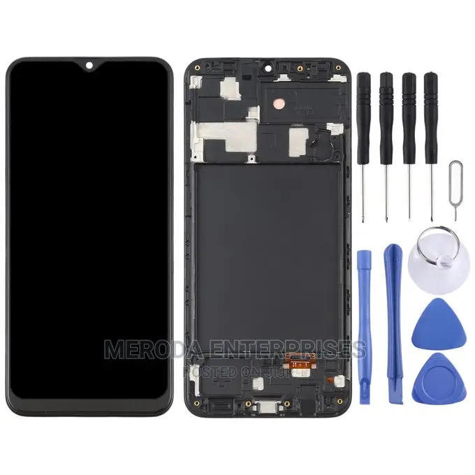 New OLED Material LCD for Samsung Galaxy A20 SM-A205 (Black)