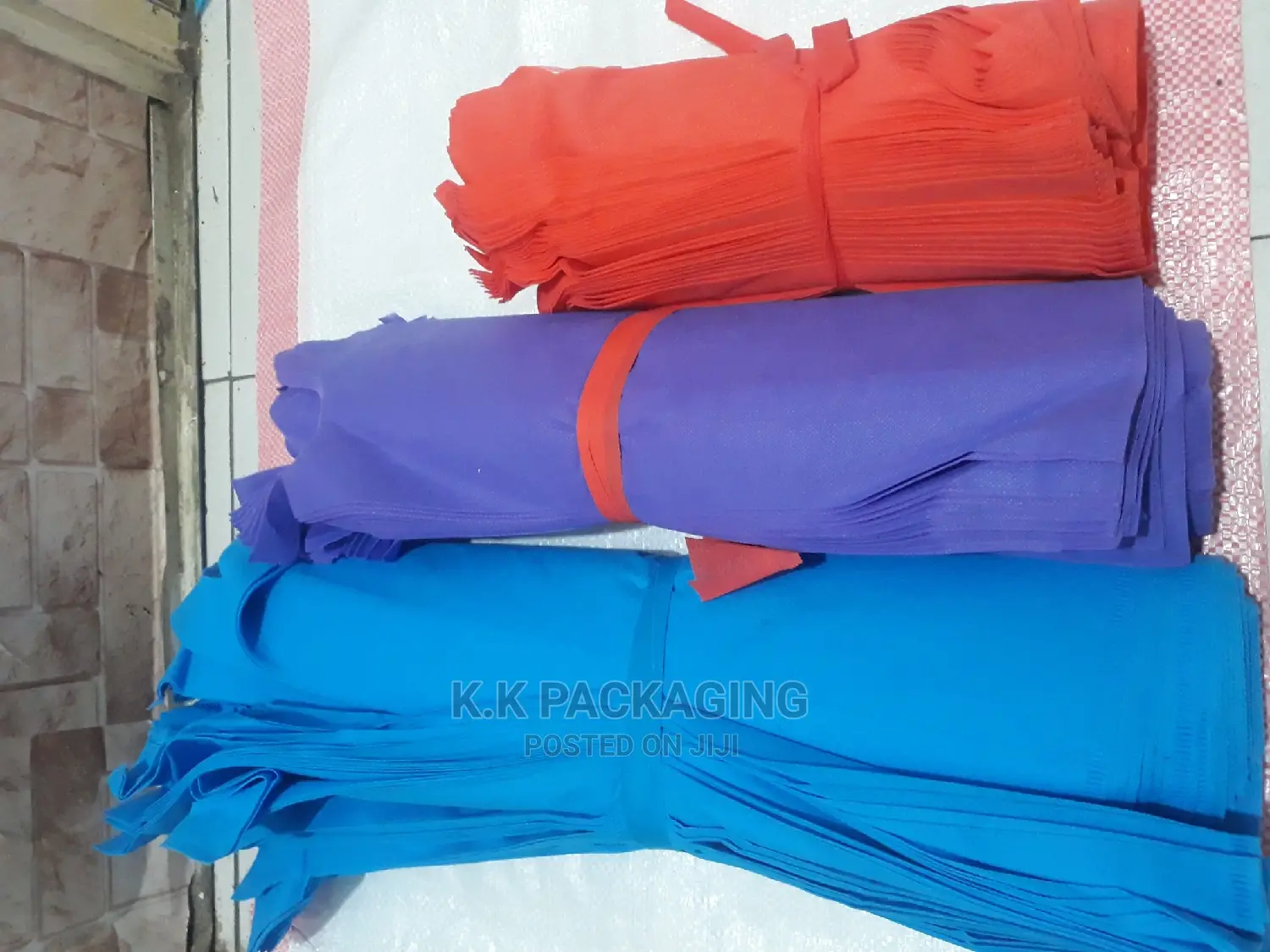 50cm by 30cm ,40x22cm and 24x22cm Bags