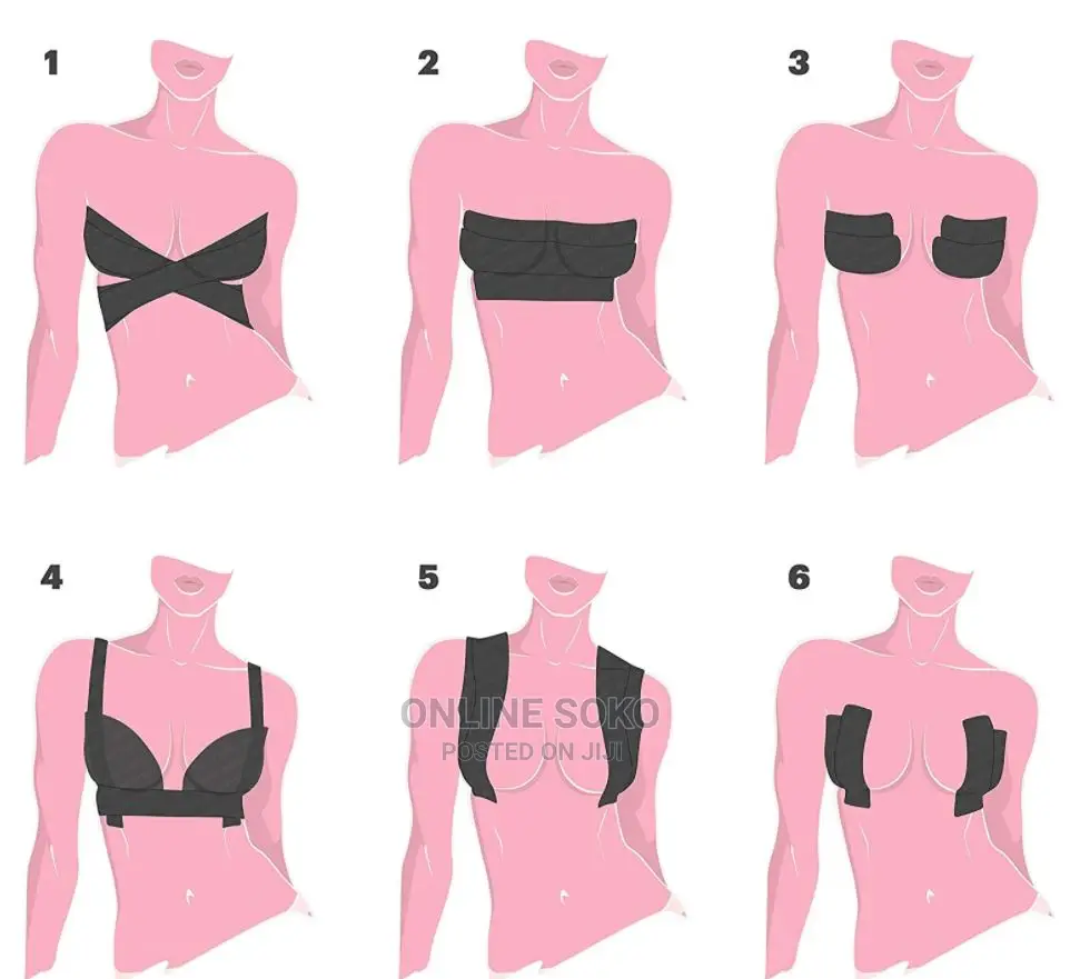 Invisible Breast Lift Strapless Backless Bra Push-Up Boob Tape Roll