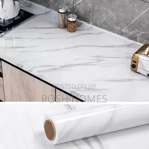 White Marble Contact Paper