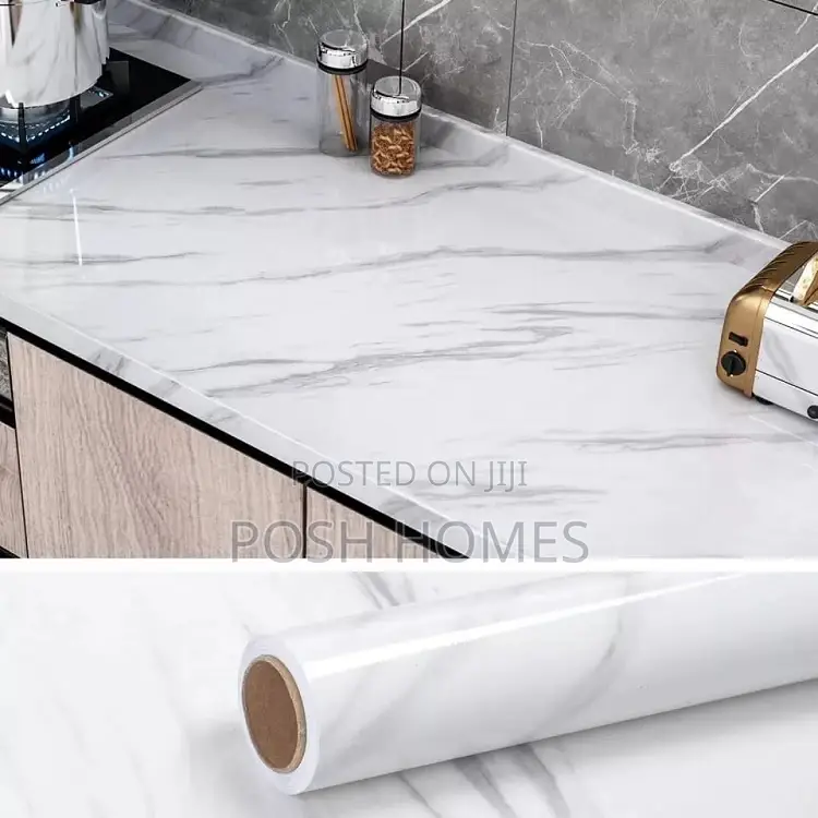 White Marble Contact Paper