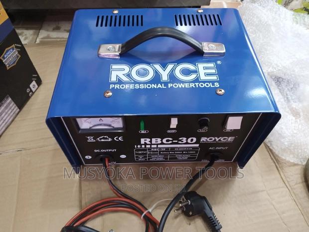 Car Battery Charger Royce RBC-30 Single-Phase, Portable