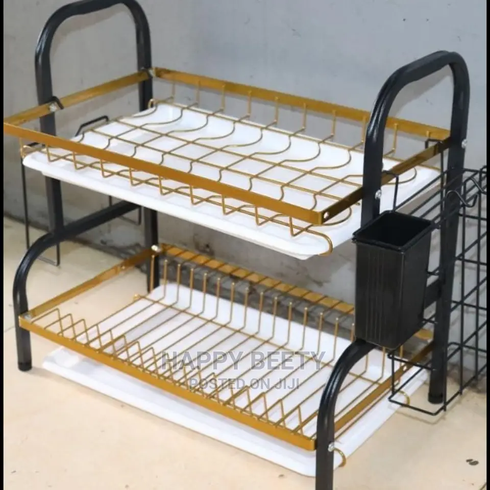 #2tier Carbon Steel Dish Rack