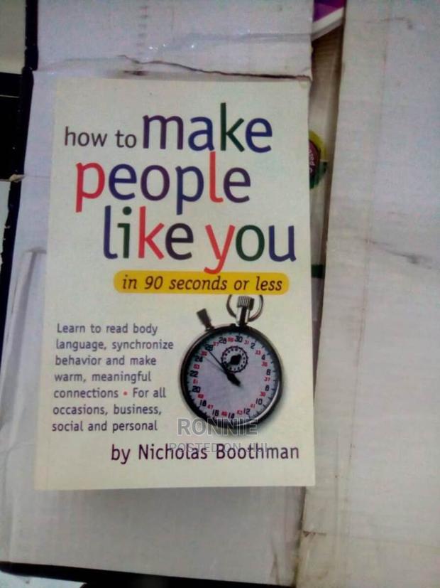 How to Make People Like You in 90 Seconds Book