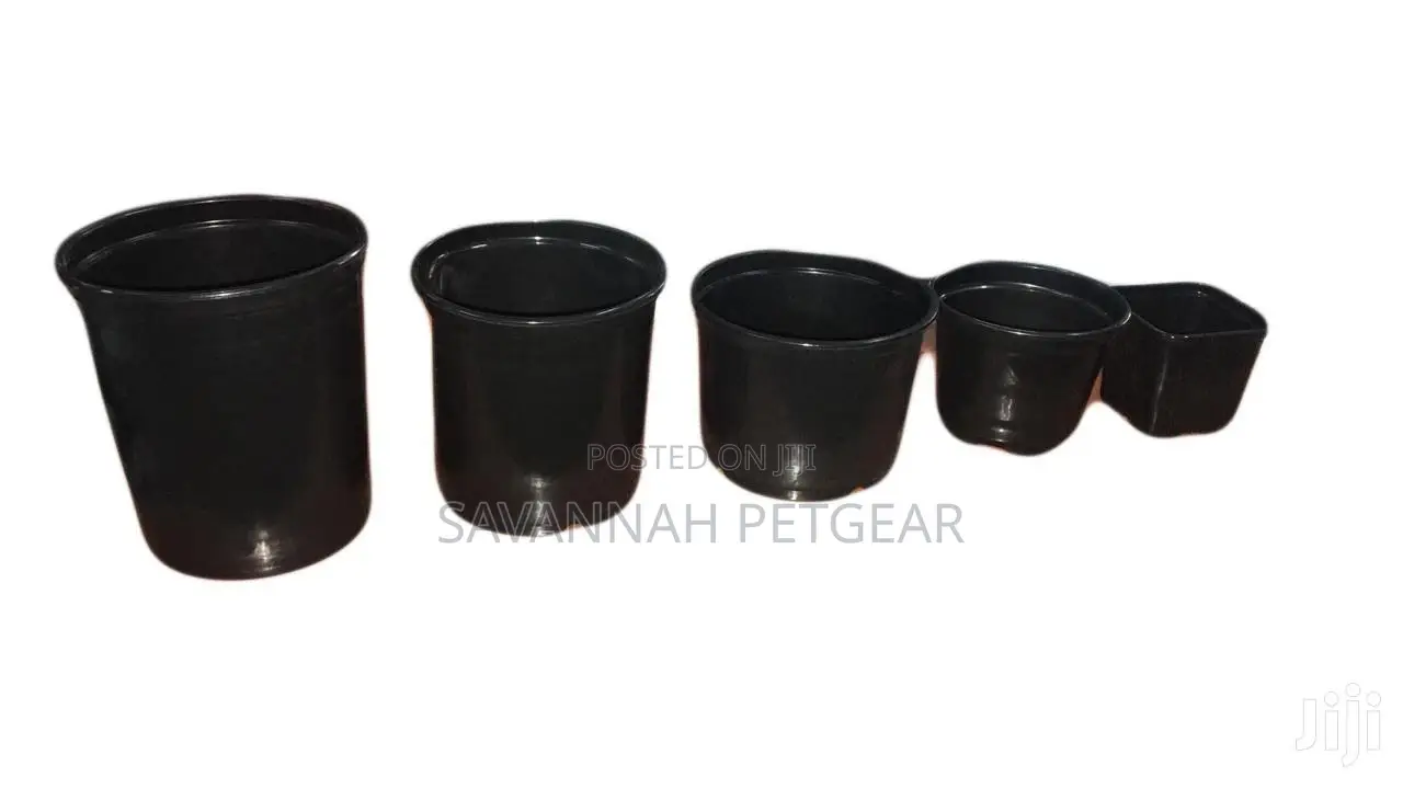 Reusable 1L Disposable Plastic Planters Seedlings Flower Pot