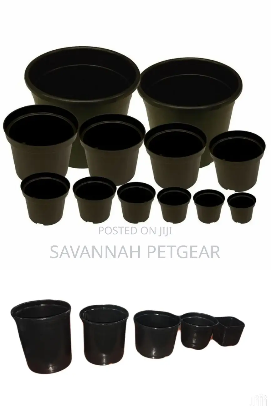 Reusable 1L Disposable Plastic Planters Seedlings Flower Pot