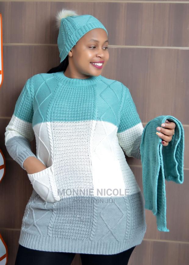 Free Size Sweater,Scarf, Cap - main view