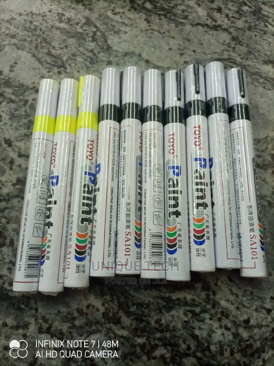 Permanent Tyre Marker Pens