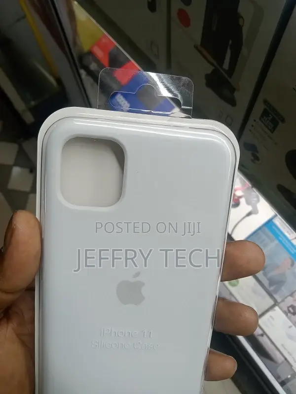 White iPhone 11 Silicone Case