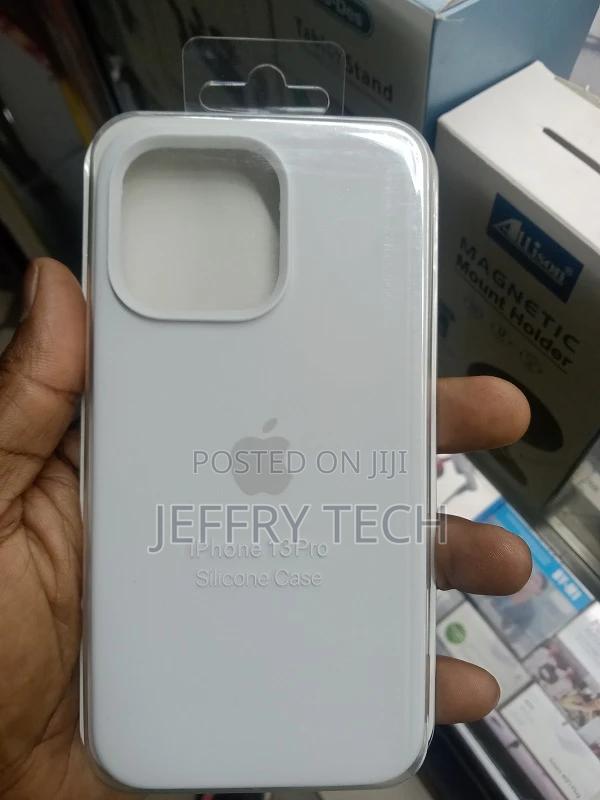 White Silicon Case for iPhone 13 Pro
