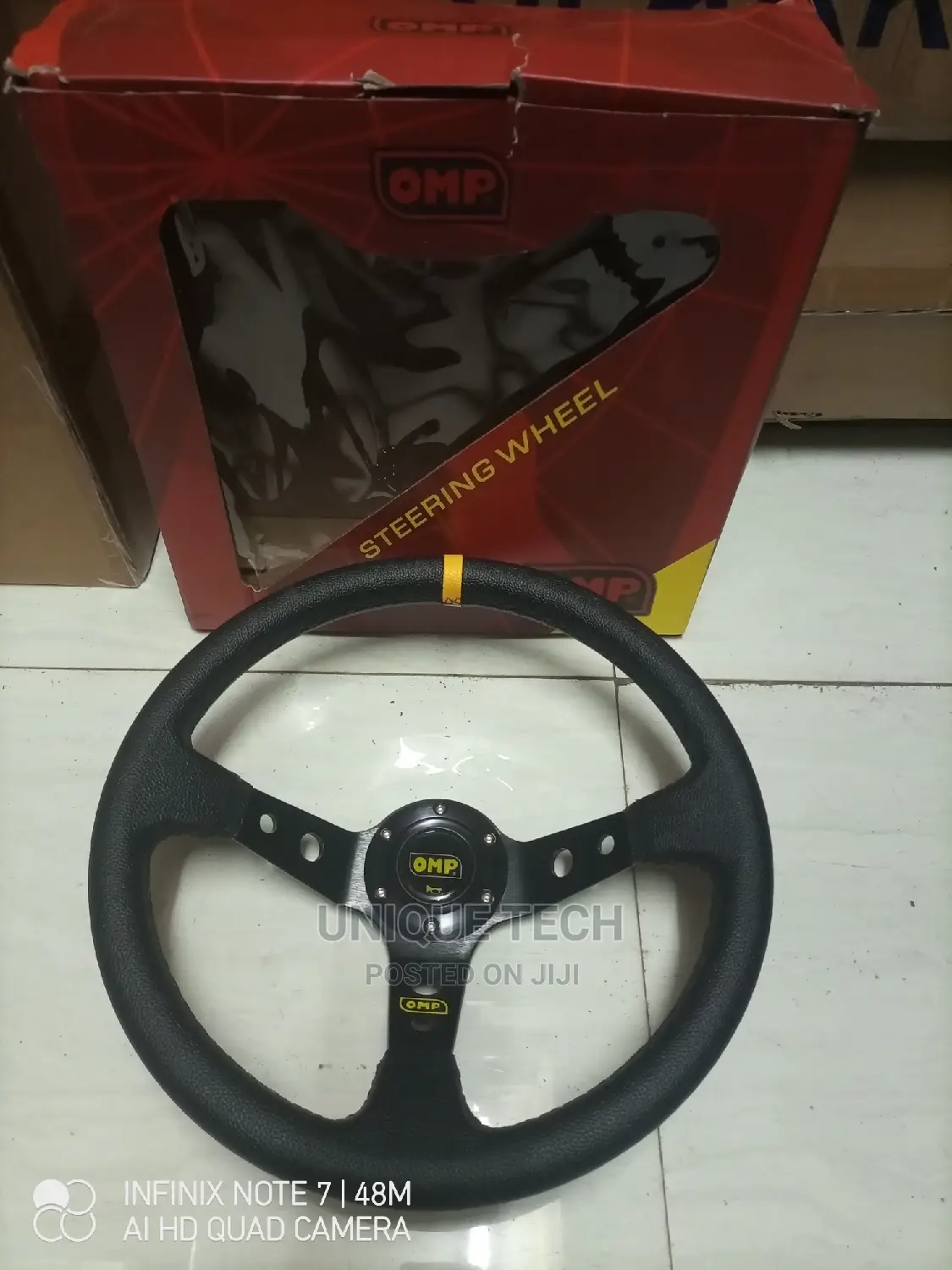 Omp Sport Steering Leather Finishing Universal Fit