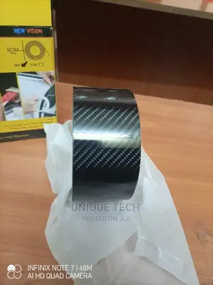 Door Step Carbon Sticker 5m Waterproof