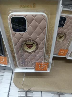 Case for iPhone 12 Pro Glitter Diamond Leather Texture - main view