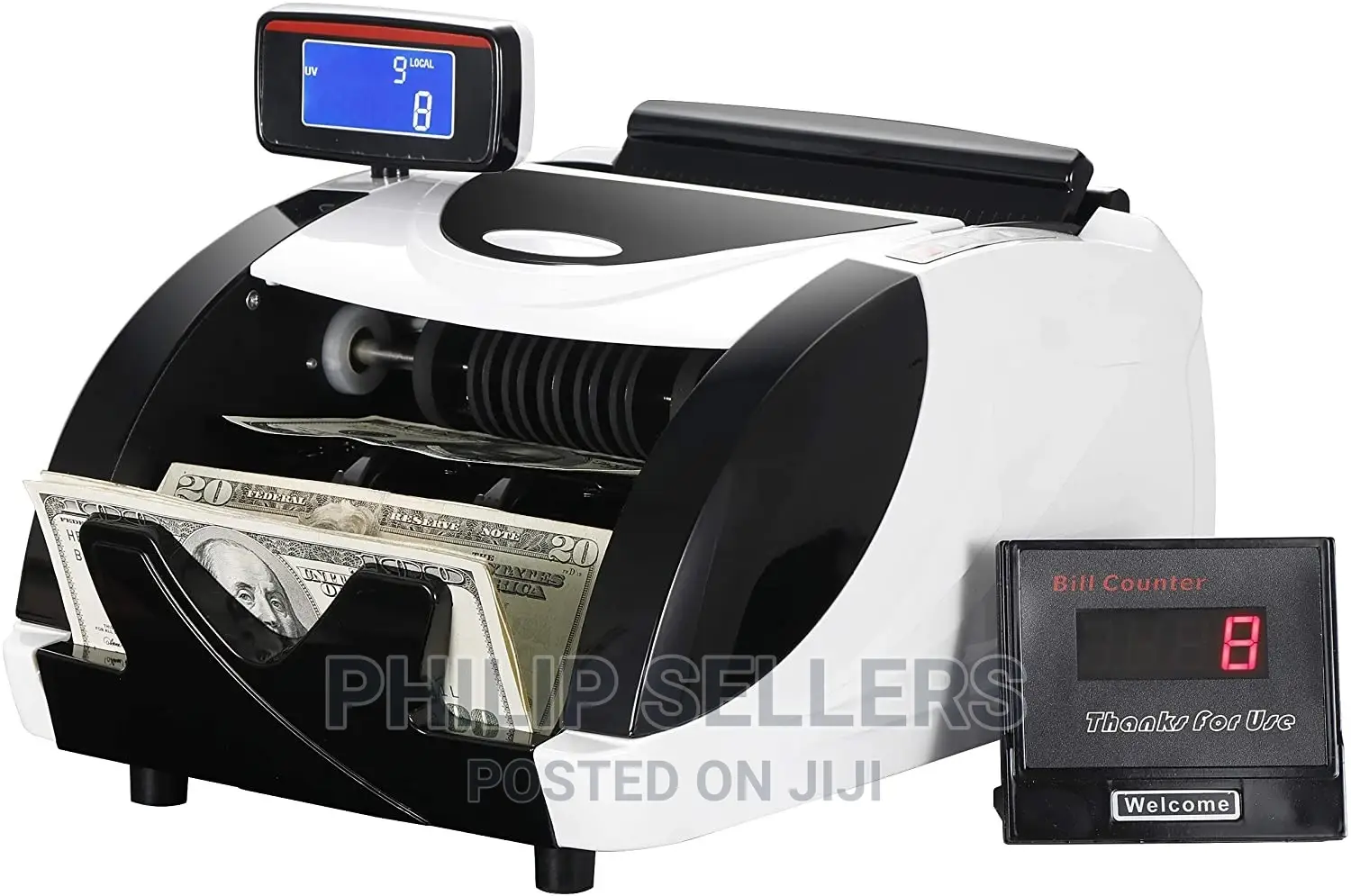Money Counter, UV/MG Counterfeit Detection Money Counter, Fa
