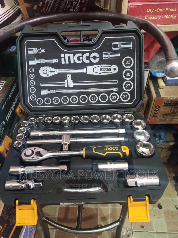 INGCO Socket Set Driver Ratchet Wrench - thumbnail 3
