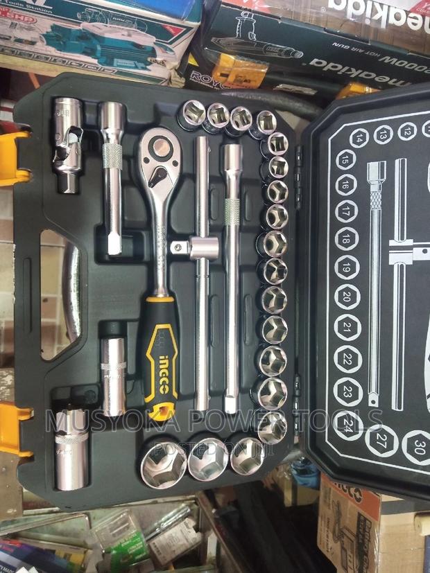 INGCO Socket Set Driver Ratchet Wrench - thumbnail 4
