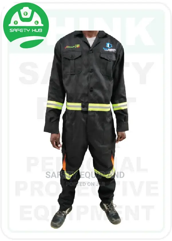 Black Reflective Overall Available