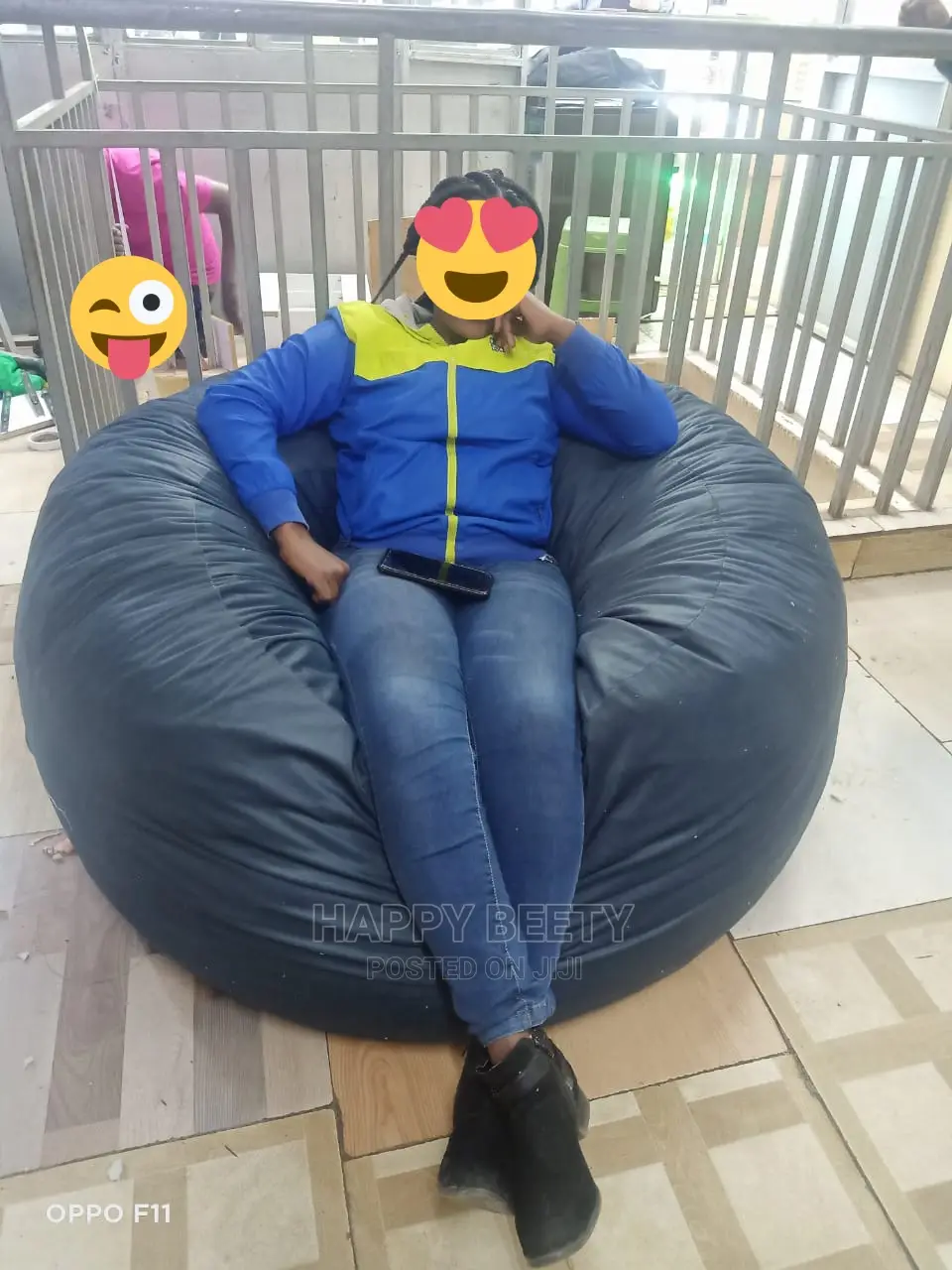 #Large Size Cozy Beanbag