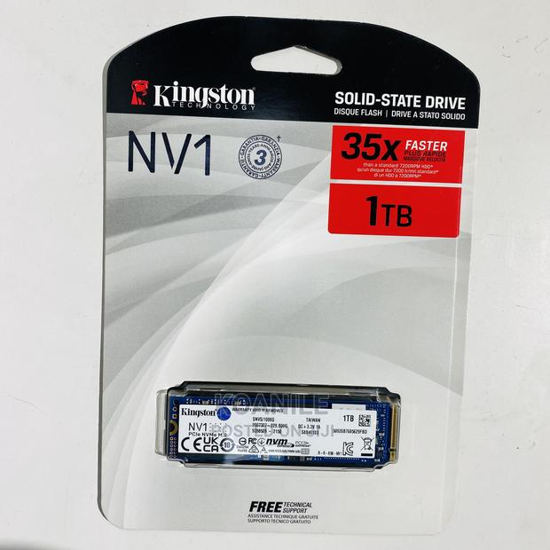 Kingston NV1 1TB M.2 2280 Nvme Pcie SSD Up to 2100 MB/S