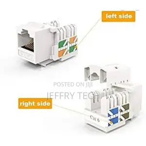 Double RJ45 Keystone Jack
