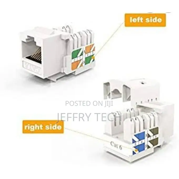 Double RJ45 Keystone Jack