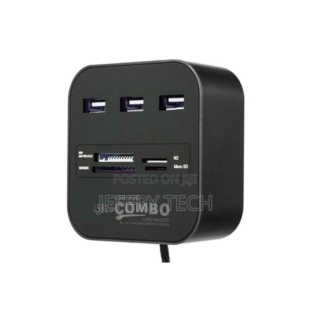 5 in 1 High Speed Card Reader USB HUB TF SD MS M2