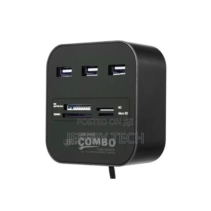 5 in 1 High Speed Card Reader USB HUB TF SD MS M2