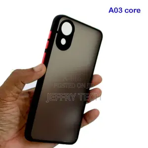 SAMSUNG GALAXY A03 CORE, Black,Translucent With Camera Prot
