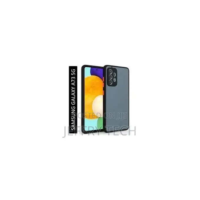 SAMSUNG GALAXY A73, Translucent With Camera Protection Case