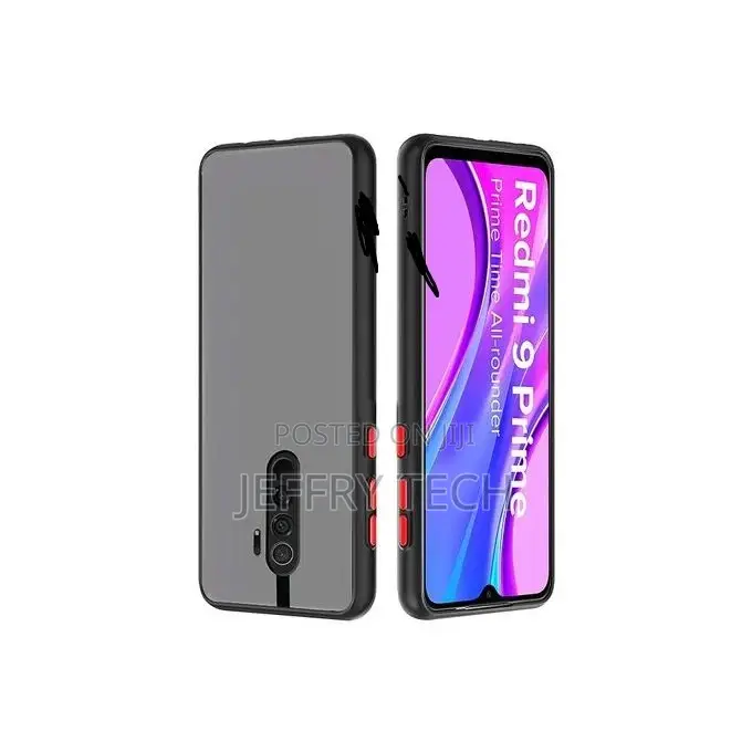 XIAOMI REDMI 9 Translucent, Frosted Smoke Back Cover