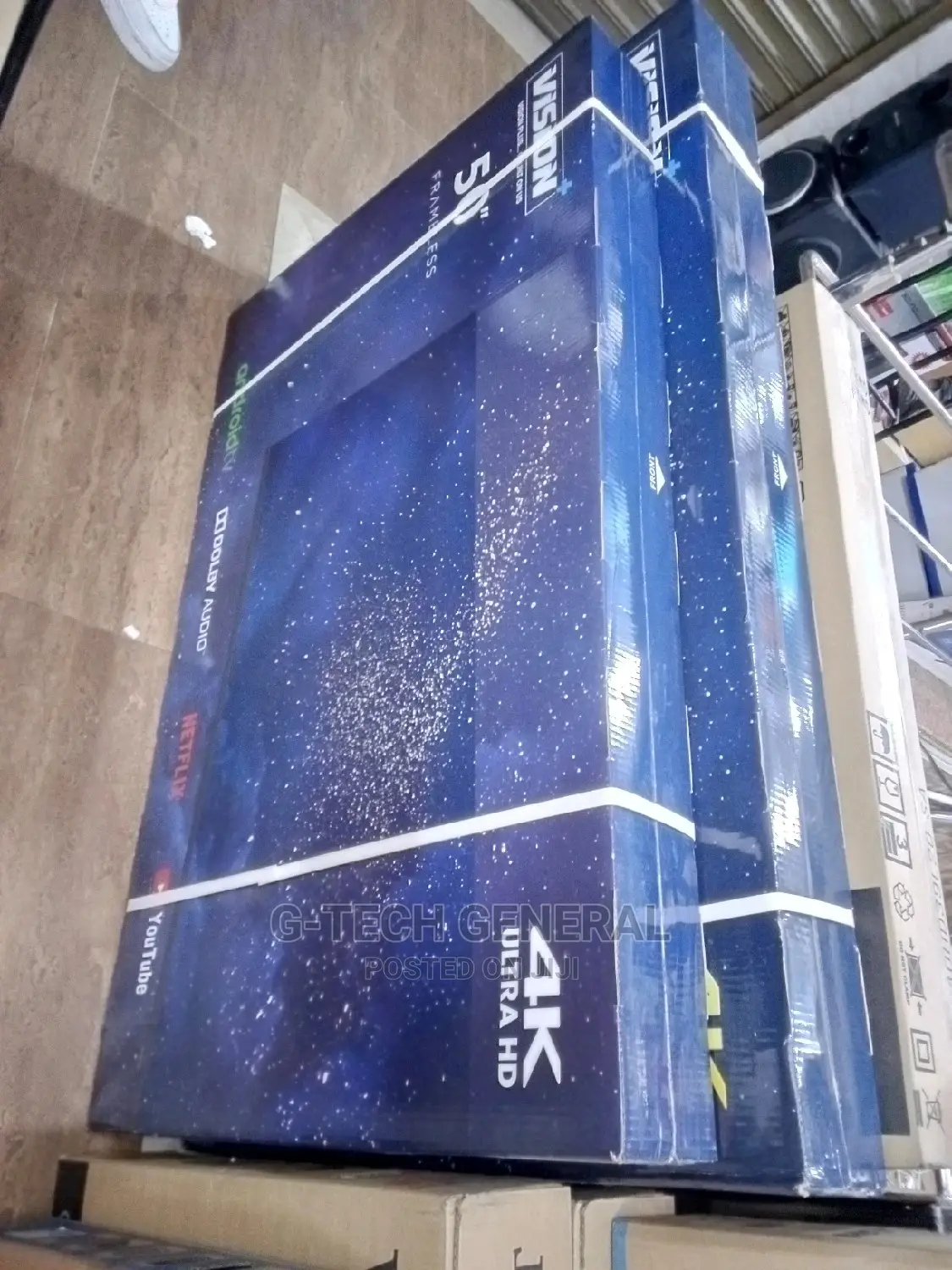 Vision 50 Inches Smart Android Power By Vidaa Tv.