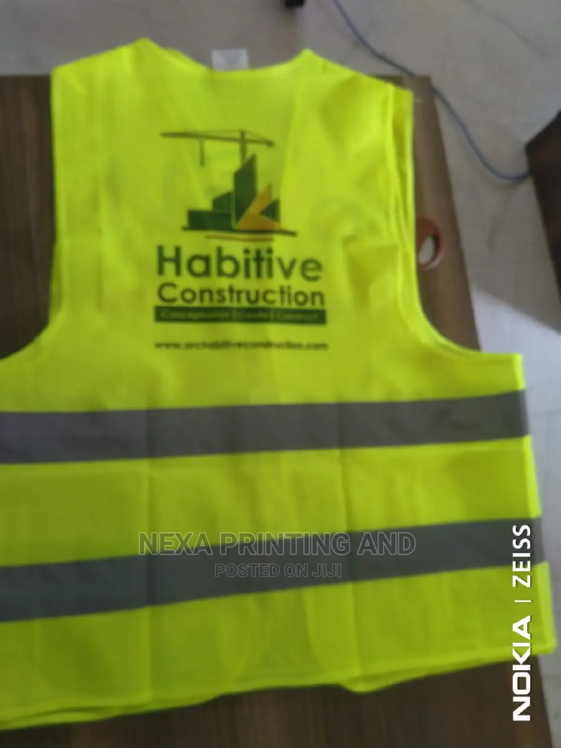 Construction Site Reflectors Branding