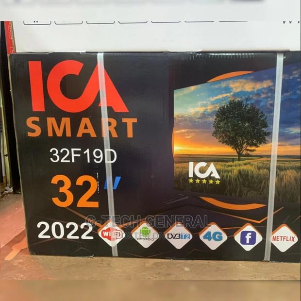 Ica 32" 2022 Latest Smart Android Tv,Frameless,Wi-Fi - main view