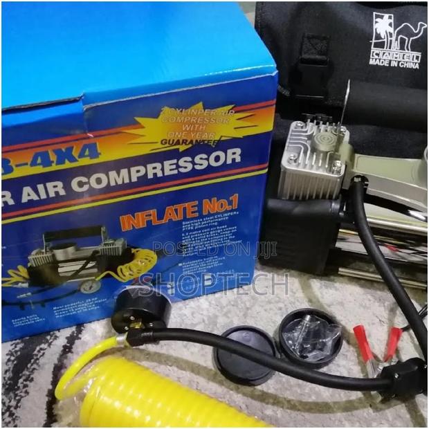 Dual Air Compressor With Tool Kit