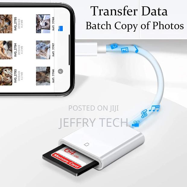 Apple Lightning to SD Card Camera Reader Adapter for iPhone - thumbnail 2