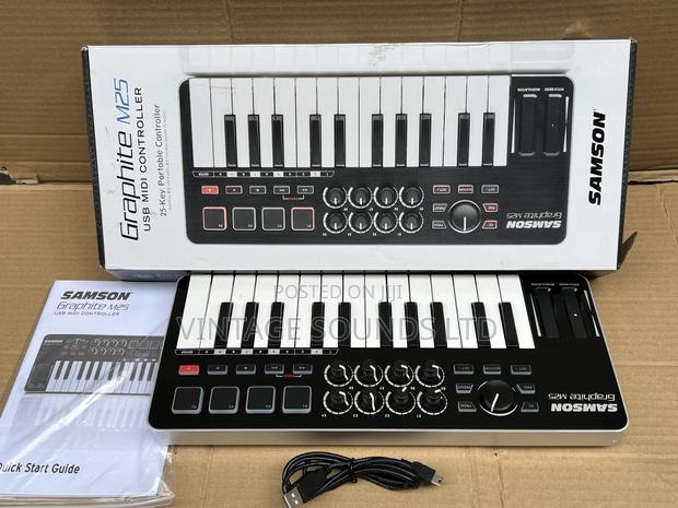 Samson Graphite M25 Mini Usb Midi Controller - thumbnail 3