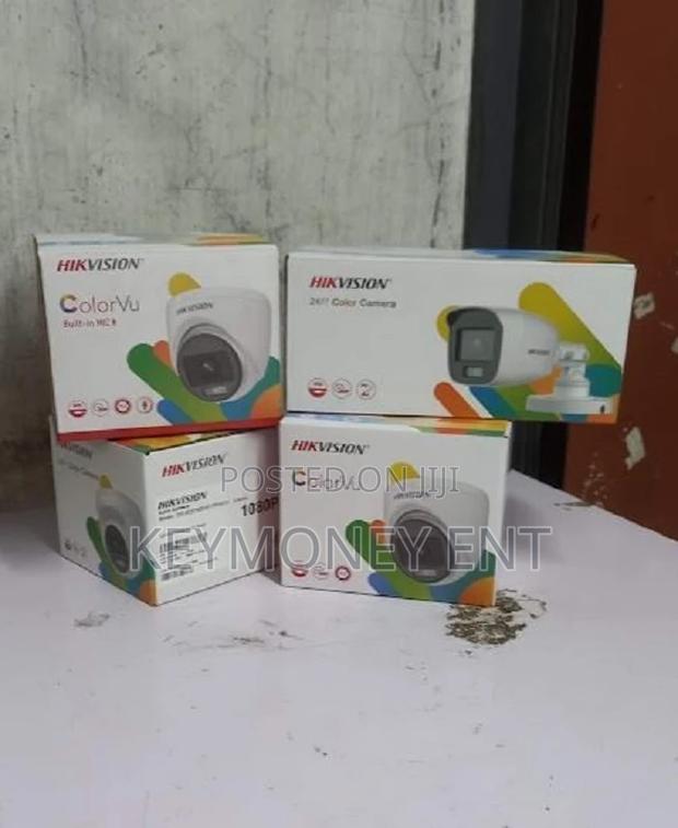 4 24/7 Full Color Hikvision Cameras Color VU Complete Kit