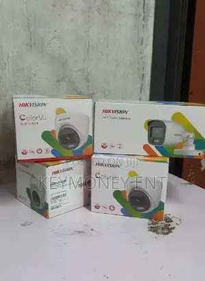 4 CCTV Cameras Sales Package Full Color 24/7 Color VU
