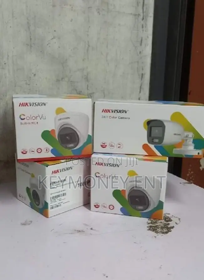 4 CCTV Cameras Sales Package Full Color 24/7 Color VU