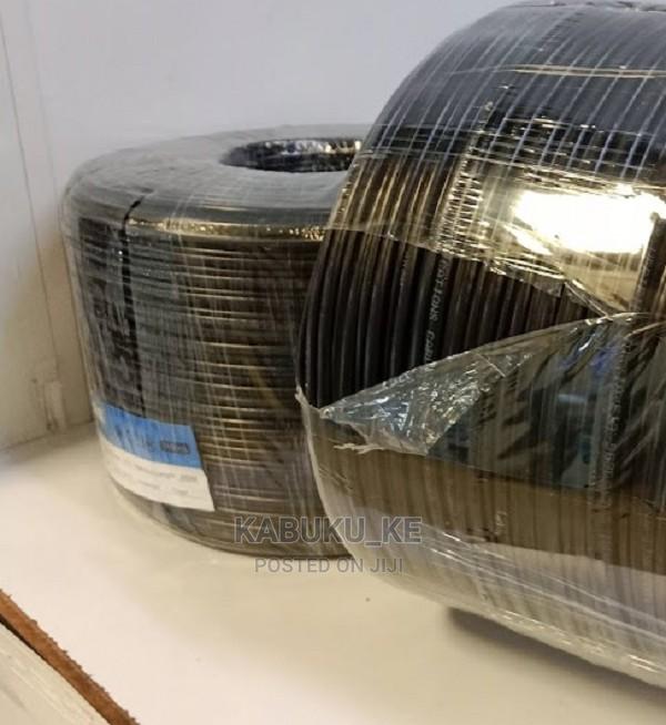 Outstanding RG59 CCTV Coaxial Cable 200M With Power