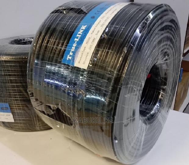 Premium RG59 CCTV Coaxial Cable 200M With Power