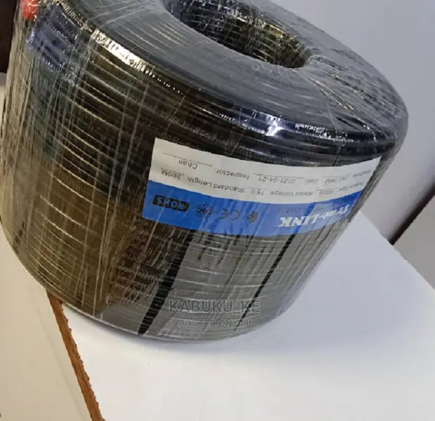 Superior RG59 CCTV Coaxial Cable 200M With Power