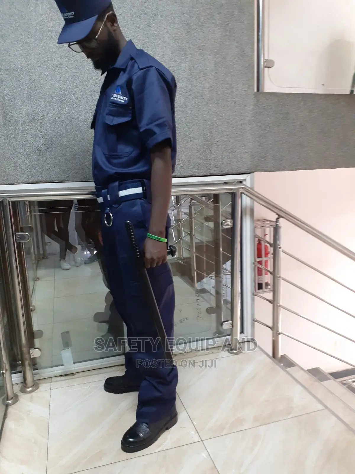 Plain Navy Blue Security Uniform