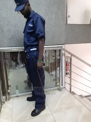 Plain Navy Blue Security Uniform