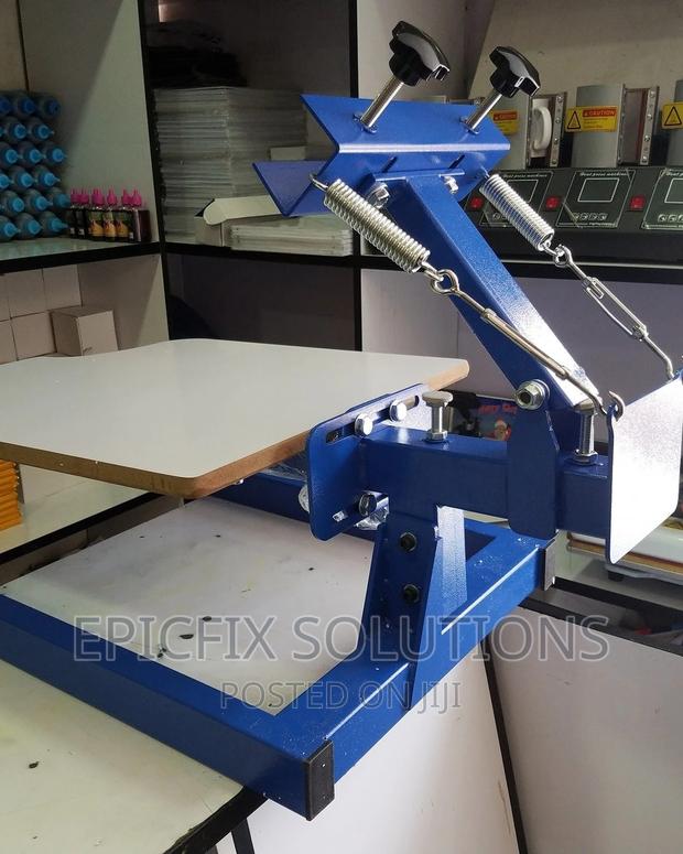 1 Color 1 Station Screen Printer and Make Money From T-Shir