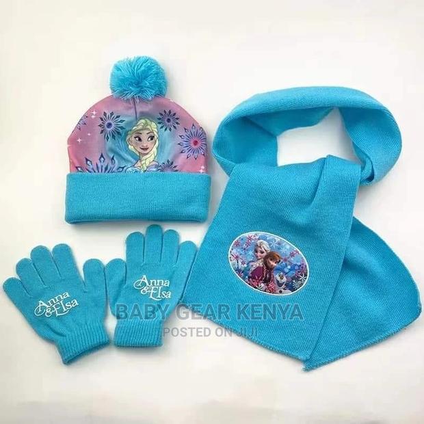 *3 Set Cartoon Themed Hat, Scarf and Gloves* - main view