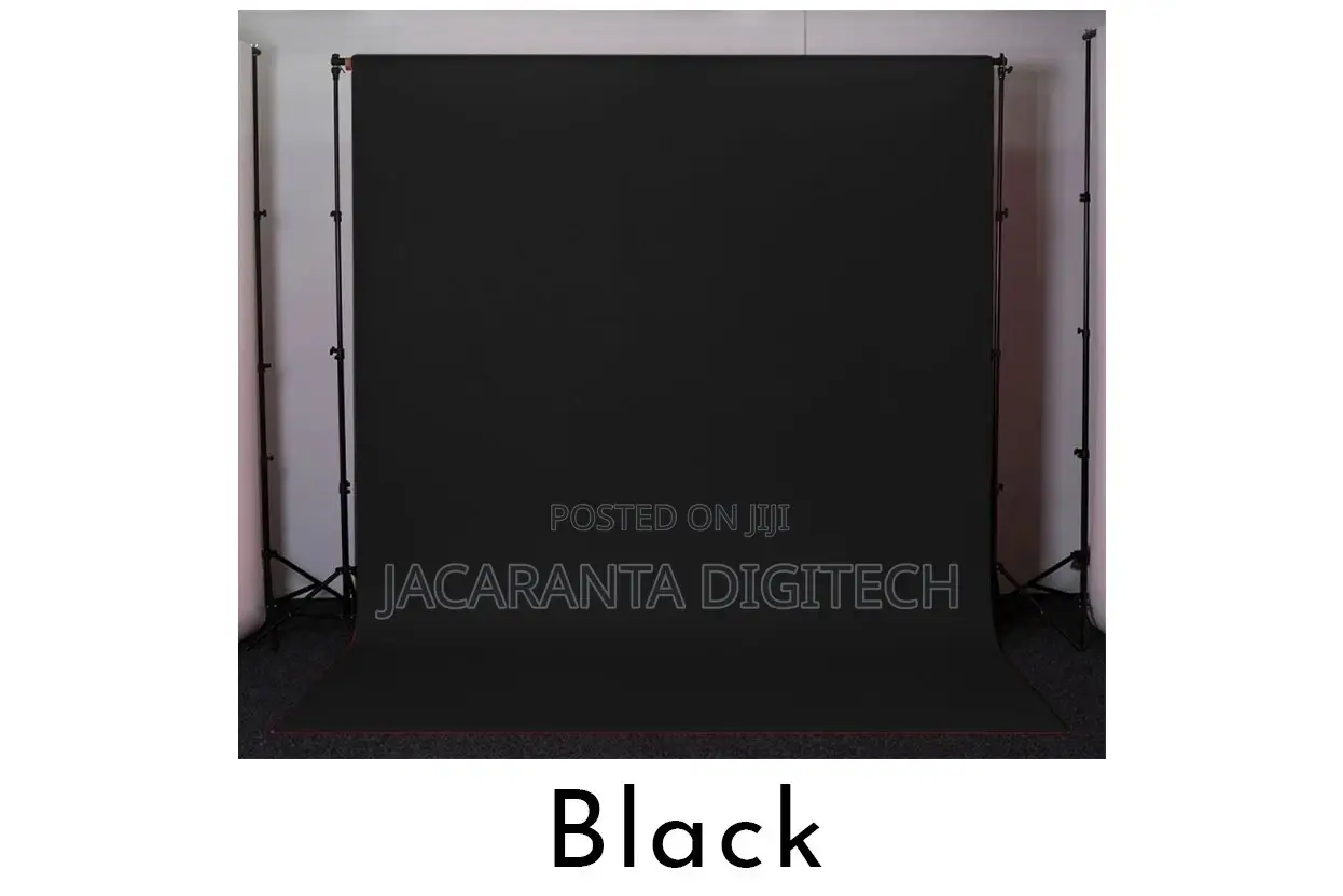 Black Seamless Paper 3 by 11 Meters